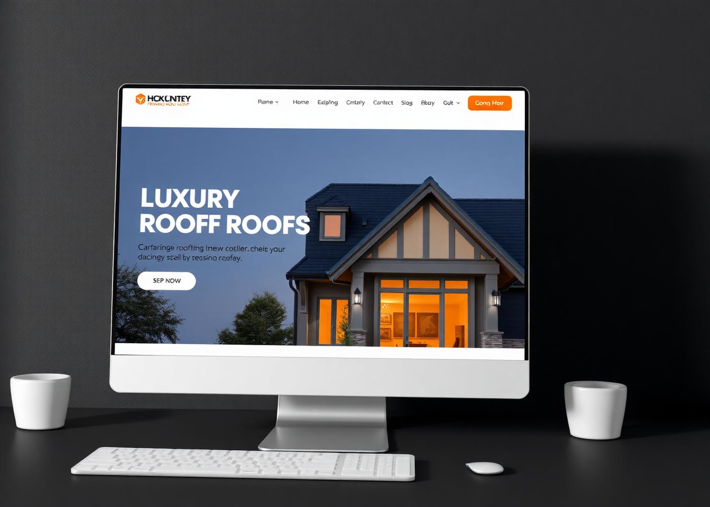 Luxury Roofing Company website design